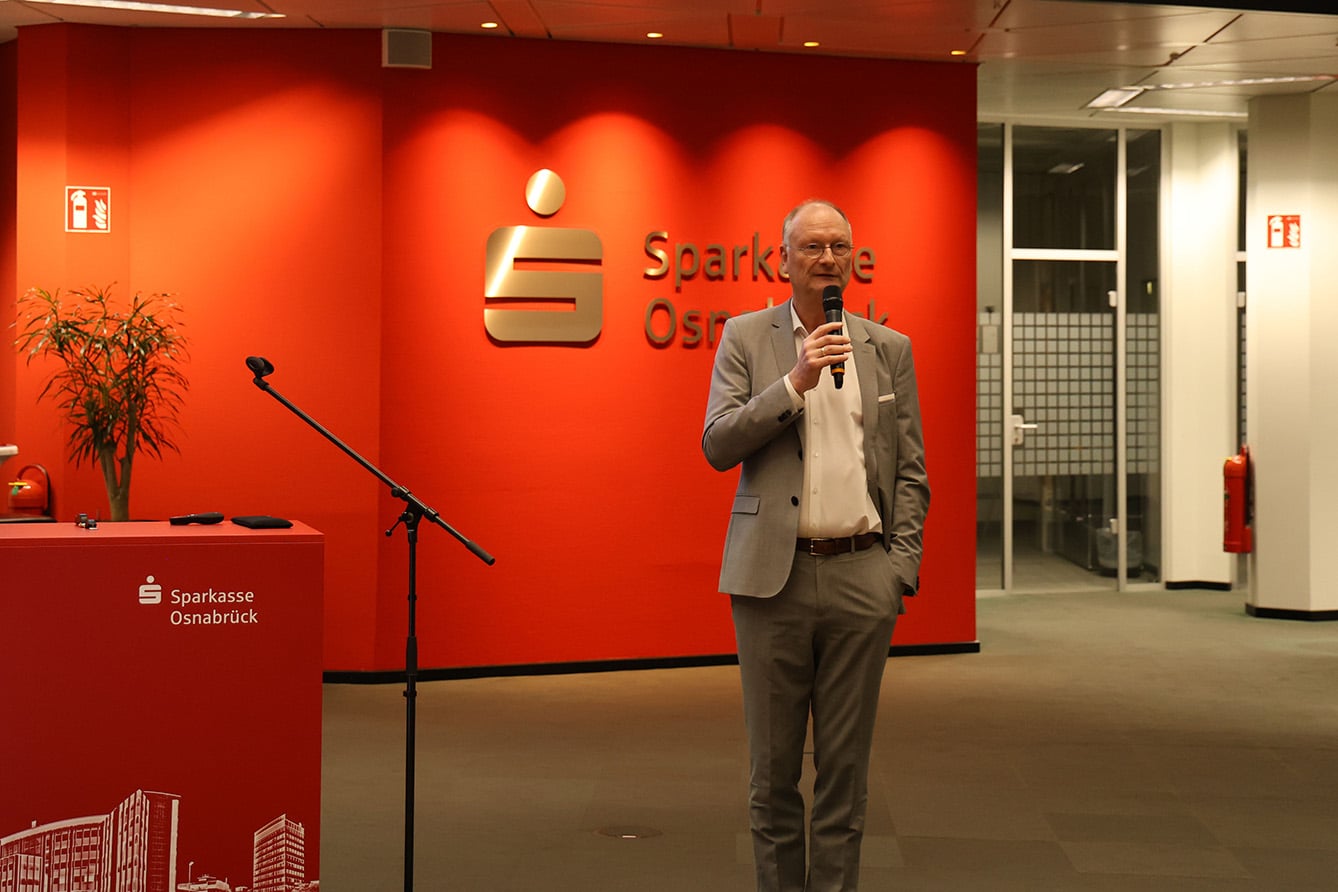 Sven Plöger während seines Vortrags auf dem Agrarforum Osnabrück 